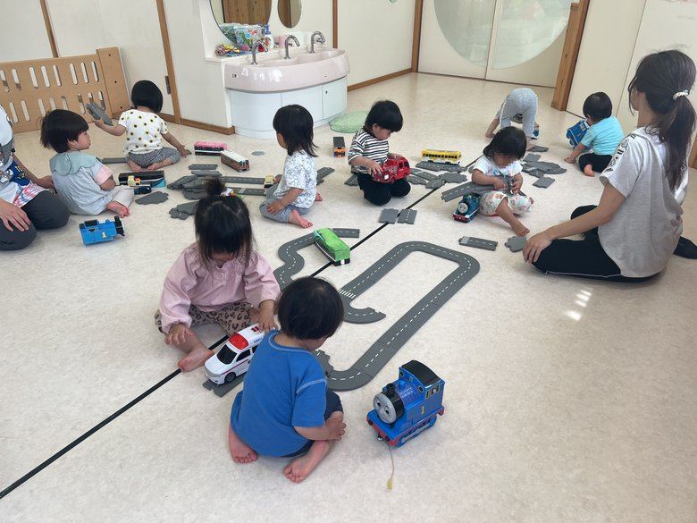 室内あそびのようす